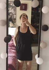 Robe Noire Chic Bershka S