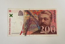 ANCIEN BILLET DE BANQUE DE 200 FRANCS " G. EIFFEL "