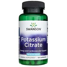 Swanson Citrate de Potassium, 120 capsules