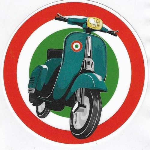 Vespa italie sticker vinyle - italie,