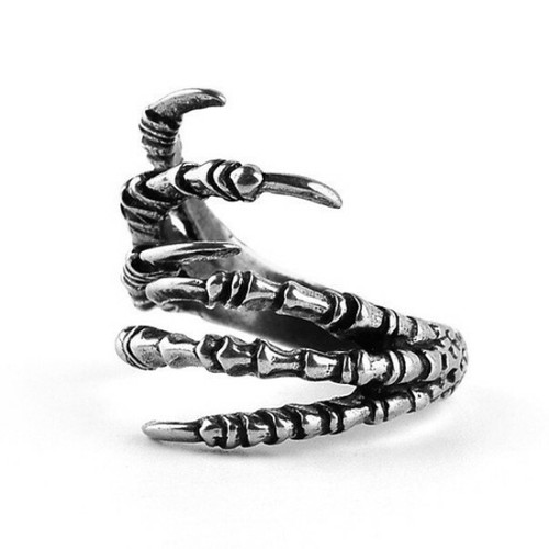 Bague griffes dragon anneau - bague,