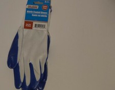 Tool Bench Blue Work Heavy Duty Gloves Grip One Size Fits Most