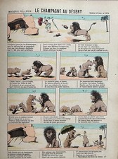 IMAGE D'EPINAL BENJAMIN RABIER LE CHAMPAGNE AU DESERT