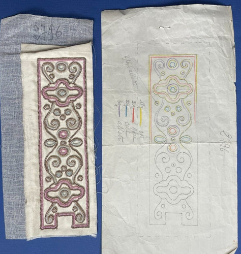 Motif ancien appliquer - à,