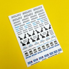 Lot De 7 Décalcomanies
