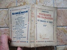 SIMENON TOURISTES DE BANANES OU LES DIMANCHES DE TAHITI ED GALLIMARD 1938