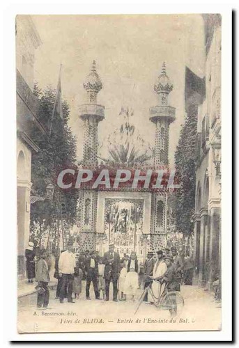 Fêtes blida entrée de - blida, —