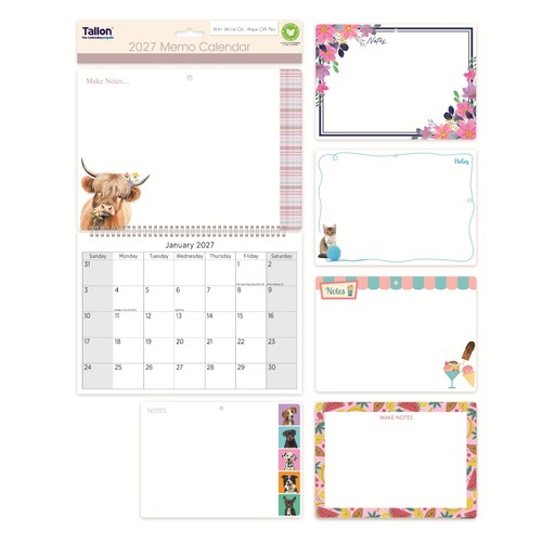 Tallon calendrier 2027 tableau - calendrier,