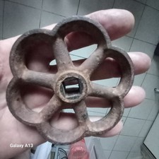 poignée ronde en fonte, vanne