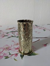 Trench Art - Douille obus Hotchkiss 37mm décorée