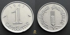 Monnaie 1967 – 1 centime