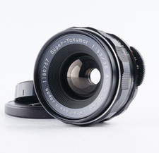 Ex + 5 Pentax Super Takumar 35mm F/3.5 Tôt Modèle M42 Vis Support Mf Verre Japon