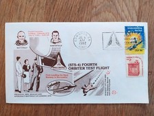 Enveloppe USA Espace Mattingly Hartsfield pilot Nasa flight research center 1982