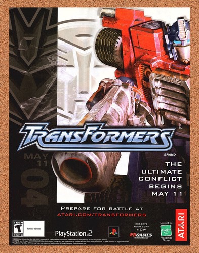 Transformers ps2 original - transformers, 2003