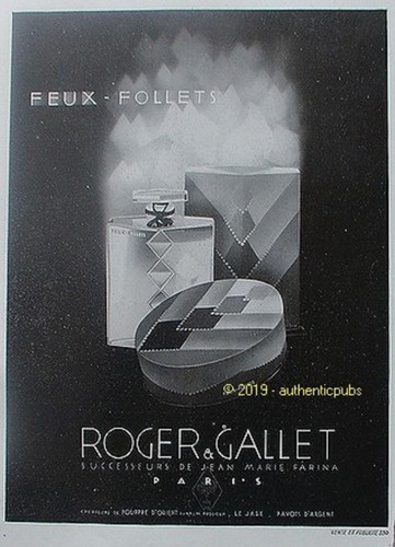 Publicite roger gallet - roger,