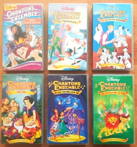 Vhs sécam disney chantons - 6,