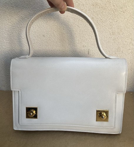 Sac main cuir vintage - À,