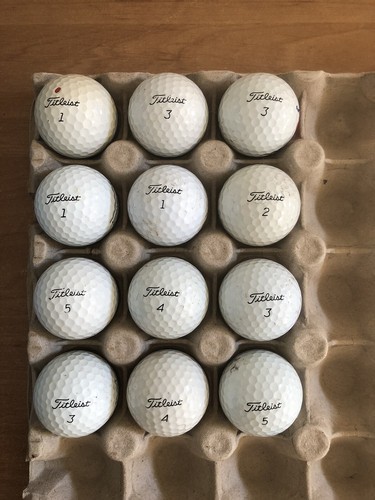 Balles golf titleist - 12,