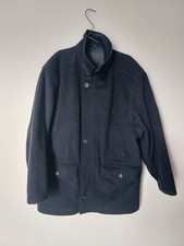 MANTEAU 3/4  ORIGINAL TIROLER LODEN Vintage. Bleu, Chaud. T: XL (voir mesures)