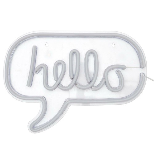 Lampe led néon - led, hello