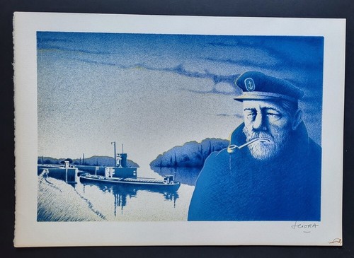 Brel sciora litho eclusier - litho, l'eclusier
