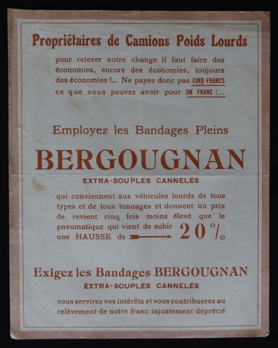 Publicité bergougnan camion - publicité,