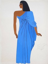 EGYPTE ROBE BLEUE Costume