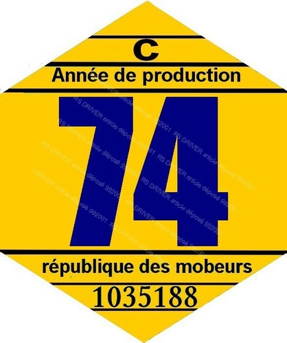 Vignette 1974 pour - vignette,