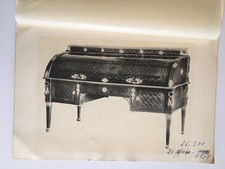 catalogue de vente Drouot Juin 1906 notice d'un bureau à cylindre Louis XVI ill.