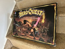 Heroquest mb Jeux De Société Année 90 Vintage Brut De Grenier Jouet Ancien