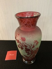 Vase dégagé à l'acide sur
