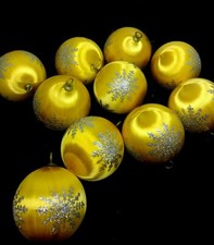 Lot 10 Vintage Gold Satin