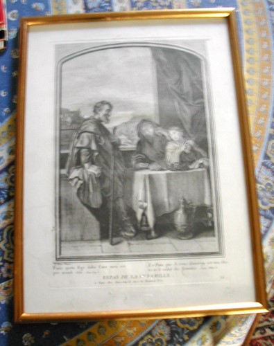 Ancienne gravure sous - ancienne,