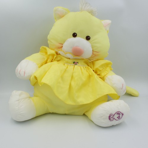 Peluche puffalump chat jaune - chat,