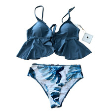 Kamoni Bikini Femmes Bleu S