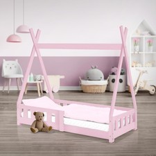 Lit tipi d'enfants rose en