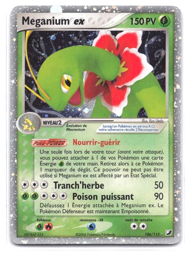 Carte pokémon meganium - pokémon, ex