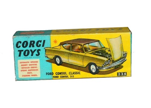 Corgi toys boîte - box, repro