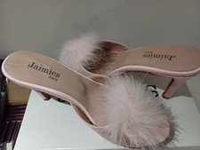 mule jaimies paris cabaret pointure dispo 38:39: couleur rose neuve