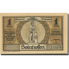 [#278829] Billet, Allemagne, Solnhofen, 1 Mark, personnage, 1921 SPL Mehl:1236.1