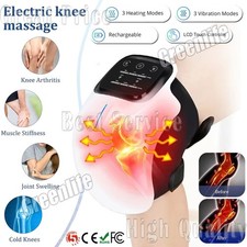 Masseur de genou sans fil Coussin chauffant pour genou à lumière rouge