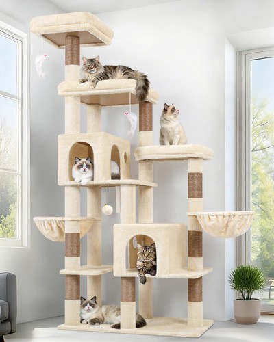 Arbre chat xxl beige - a,