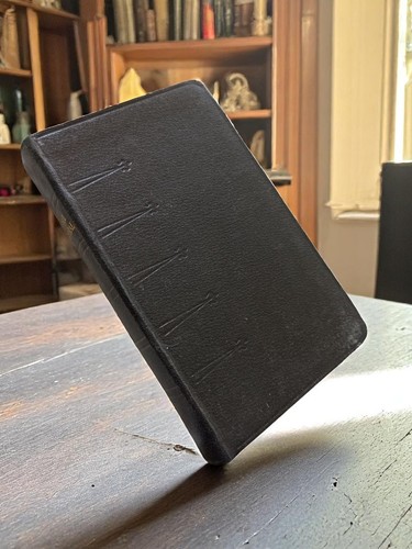 Livre prières ancien - ancien, cuir