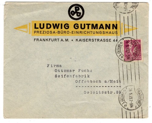 Infla 1923 firme numschlag - 1923,