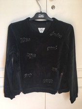 Pull Ikks Débardeur 12 Ans Noir Gris Sweat TB etat