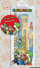 fournitures scolaires Mario règles stylo crayon gomme taille crayon jeux video