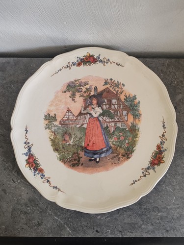 Ancien plat grande assiette - ancien,