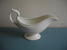 ancienne saucière faïence Creil-Montereau XIXème antique earthenware sauceboat