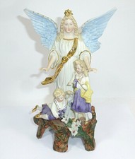 Ange Avec Enfants Figurine En