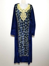 Abaya Maxikleid Robe D'Hiver Jabador Djelaba Galabiya Robe En Velours Taille 3XL
